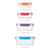 Borcan de depozitare pentru bucătărie NEST LOCK 4 81090, set de 4 buc, plastic, Joseph Joseph