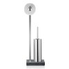 Suport pentru hârtie igienică cu perie de toaletă 65 cm, oțel inoxidabil mat, Blomus