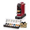 Aparat de cafea cu capsule KRUPS Nespresso Citiz roșu