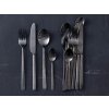Set tacâmuri pentru masă 16 buc, negru, Bitz