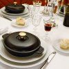 Vas de copt fontă cu capac, negru - 20 cm Staub