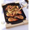 Tavă de servire din fontă cu lemn de 33 x 23 cm Staub