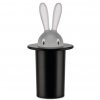 Suport pentru scobitori MAGIC BUNNY, negru, Alessi
