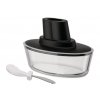Farfurie pentru unt SHIP SHAPE, negru, Alessi