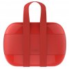 Cutie de prânz FOOD A PORTER, 2 containere, roșu, Alessi