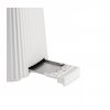 Toaster PLISSE, 2 felii, alb, Alessi
