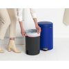 Coș cu pedală NEWICON 20 l, albastru mineral, Brabantia
