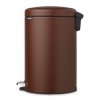 Coș cu pedală NEWICON, 20 l, maro mineral, Brabantia