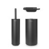 Set suport pentru peria de toaletă MINDSET, 3 buc, montat pe perete, gri mineral, Brabantia