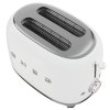 Toaster TSF01WHEU, 2 felii, alb, Smeg