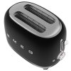 Toaster TSF01BLMEU, 2 felii, negru mat, Smeg