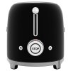 Toaster TSF01BLMEU, 2 felii, negru mat, Smeg