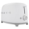 Toaster TSF01WHMEU, 2 felii, alb mat, Smeg