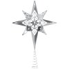 Ornament pentru pomul de Crăciun TOP STAR, 32 cm, placat cu argint, Rosendahl