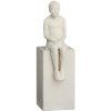 Sculptură de decorare a casei THE DREAMER 21,5 cm, alb, gresie, Kähler