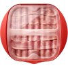 Suport pentru preparare bacon în cuptor cu microunde, roșu, Lékué