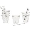 Pahar pentru espresso cu agitator ESTETICO QUOTIDIANO , set de 6 buc, Seletti