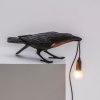 Lampă de masă BIRD PLAYING, 33 cm, negru, Seletti