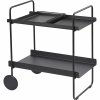 Cărucior pentru masă A-COCKTAIL 66 cm, negru, metal, Zona Danemarca