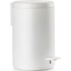 Coș pentru gunoi baie RIM 3 l, alb, aluminiu, Zona Danemarca