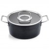 Capac pentru cratiță ADAMANT 24 cm, negru, aluminiu, Fissler