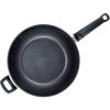 Tigaie Wok ADAMANT 32 cm, negru, aluminiu, Fissler