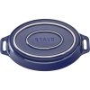 Platou pentru copt 23 cm, albastru, ceramică, Staub