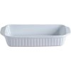 Farfurie pentru cuptor CLASSIC 30 cm, dreptunghiular, alb, ceramică, Mason Cash