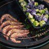 Grătar cu cărbune M 38 cm, + masă mobilă + ConvEGGtor + greblă, Big Green Egg