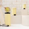 Coș de gunoi cu pedală NEWICON 12 l, galben deschis, oțel, Brabantia