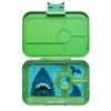Cutie de prânz TAPAS XL 4 1 l, verde deschis / rechin, plastic, Yumbox