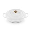 223512 kastrol signature 30 cm 3 5 l white litina le creuset