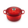 223302 kastrol signature 24 cm 4 2 l cerise litina le creuset