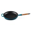 224799 panev na smazeni signature 28 cm deep teal litina le creuset