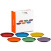 225072 jidelni talir coupe 27 cm sada 6 ks rainbow kamenina le creuset