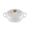 223980 kastrol signature 26 cm 2 2 l white litina le creuset