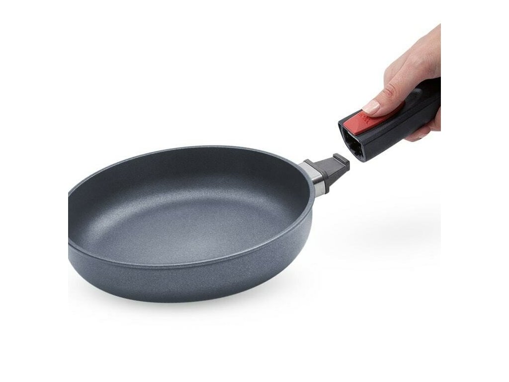 Ponev z nelepljivim premazom DIAMOND LITE, 20 cm, za indukcijo, odstranljiv ročaj, titan, WOLL