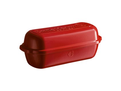 Pekač za kruh, 39 cm, bordo rdeča, keramika, Emile Henry