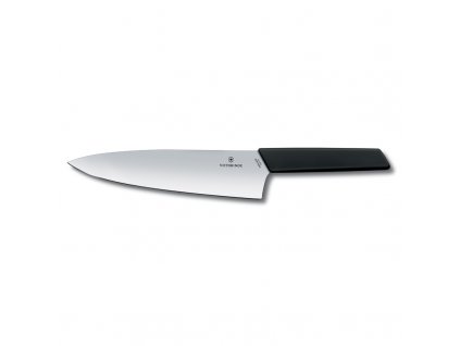 Kuharski nož SWISS MODERN, 20 cm, črne barve, Victorinox