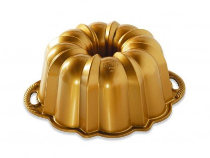 Majhen pekač za torto obletnica Bundt® zlato Nordic Ware