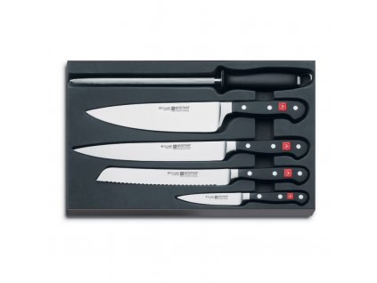 Set nožev CLASSIC, 5 kosov, z ostrilcem nožev, Wüsthof