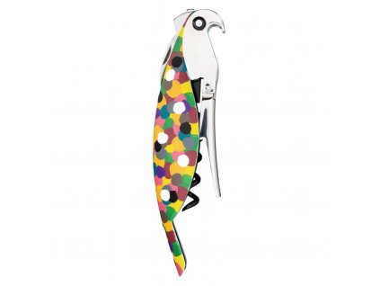 Odpirač za buteljke in steklenice PARROT, večbarvno, Alessi