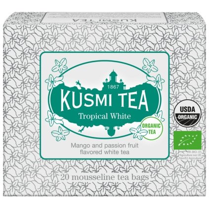 Beli čaj TROPICAL, 20 muslin vrečk za čaj, Kusmi Tea