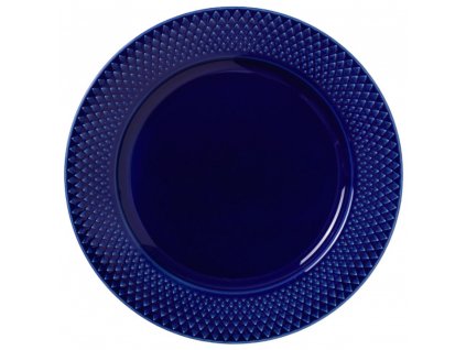 Desertni krožnik RHOMBE, 23 cm, temno modra, Lyngby