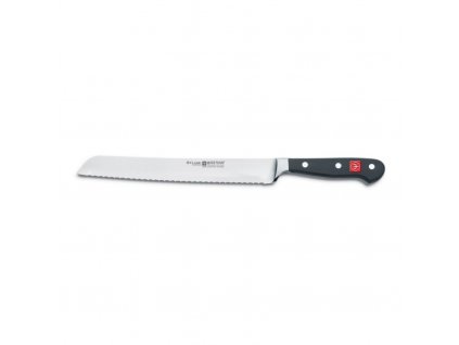Nož za kruh CLASSIC, 23 cm, z dvojnim nazobčanjem, Wüsthof