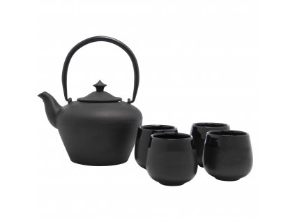Čajnik in skodelice za čaj v setu CHENGDU, 5 kosov, Bredemeijer