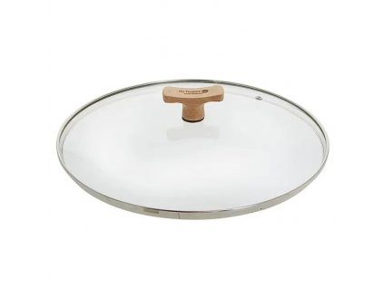 
                    
                          Pokrov za lonec/ponev, 28 cm, z lesenim ročajem, de Buyer                    
                
