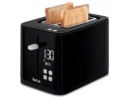 Toaster DIGITAL DISPLAY TT640810, 2 rezini, črna, Tefal
