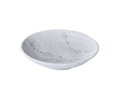 Jedilna skleda WHITE BLOSSOM, 24 cm, 700 ml, MIJ