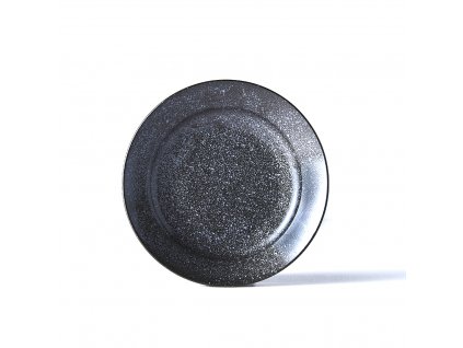 Desertni krožnik MATT BLACK, 23 cm, MIJ